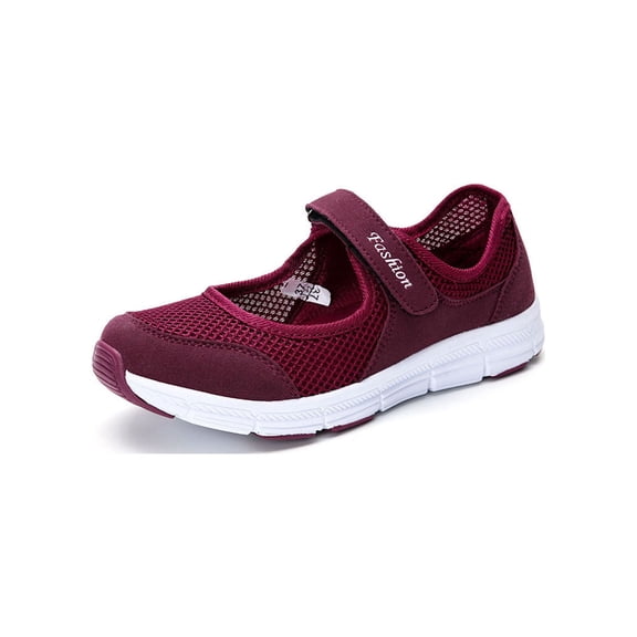 SIMANLAN Wide Width Mary Jane Shoes Women's Casual Walking Runing Sneakers Flat Shoes