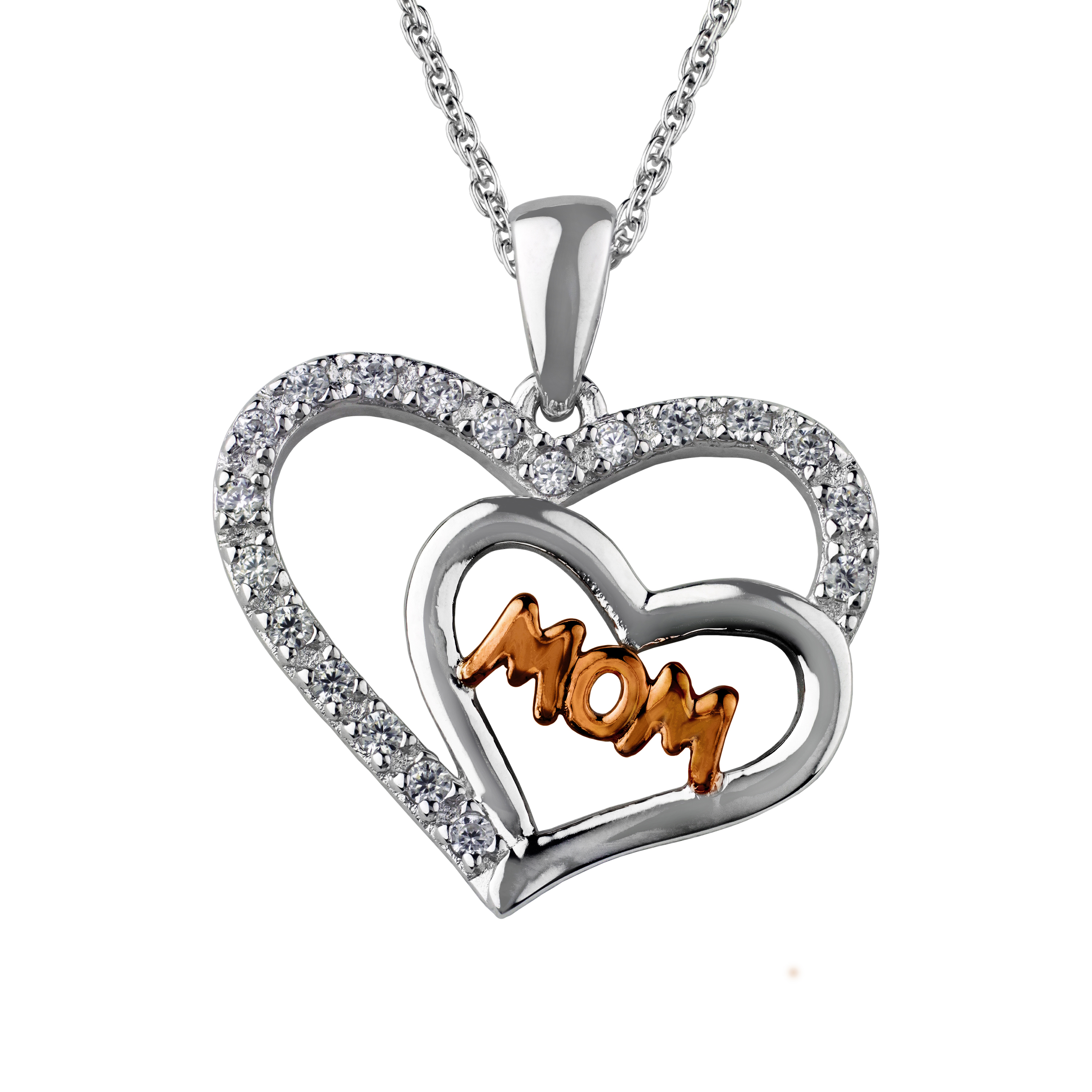 mom heart necklace walmart