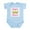 Sky Blue, variant on CafePress - Pappy's Princess Infant Bodysuit - Baby Light Bodysuit, Size Newborn - 24 Months