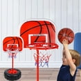 thumbnail image 1 of EGNMCR Panier de Basketball Mobile pour Enfants avec Base Remplissable Intérieur Extérieur Équipement de Jeu de Tir Portable Support de Basketball à Hauteur Réglable, 1 of 8