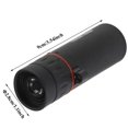thumbnail image 2 of Télescope monoculaire multi-usages noir 30 x 25, zoomable, grossissement 7x, pour les voyages en extérieur, 2 of 3