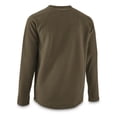 thumbnail image 2 of Guide Gear Men's Heavyweight Fleece Base Layer Top Olive Brown LARGE, 2 of 2