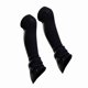 thumbnail image 4 of Calcetines sin pie para cubrir las botas de patinaje artístico. Calcetines para patinar sobre hielo. Calentadores de piernas para espectáculos y práct Negro, 4 of 8