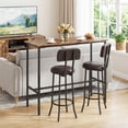 thumbnail image 2 of Gymax Industrial Bar Table Set Space-Saving Pub Table & Stools Set for Dining Room, 2 of 10
