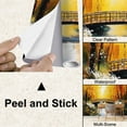 thumbnail image 4 of Peel and Stick Wallpaper Oil Painting Landscape Colorful Autumn Forest Beautiful River Autumn Modern Art Wall Mural Decor Self Adhesive and Removable 100in x 144in, 4 of 8