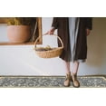 thumbnail image 4 of Gloria Non Slip Rubber Back Kitchen Rug Kitchen Runner Kitchen Mat Anti Slip Carpet (Floral-Gray Runner (23"x84")), 4 of 6