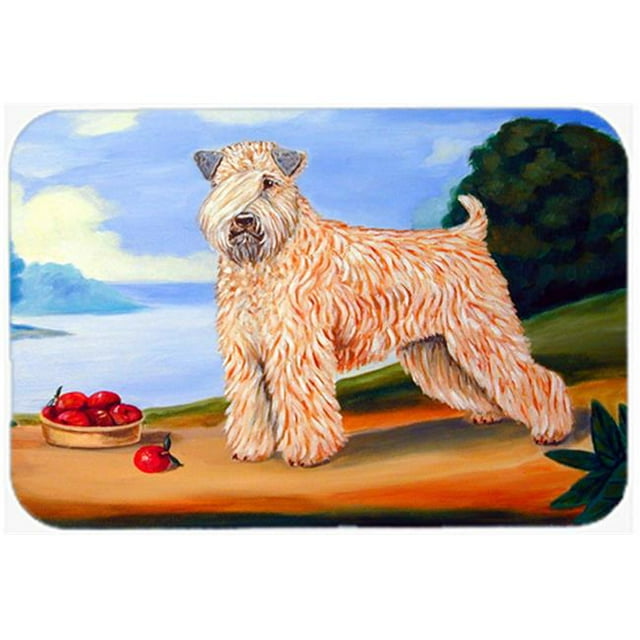 30 x 20 in. Wheaten Terrier Soft Coated Kitchen Or Bath Mat