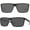Black/Grey (1 Pair), variant on MAXJULI Polarized Big Sunglasses for Men Women with Big Heads 8125