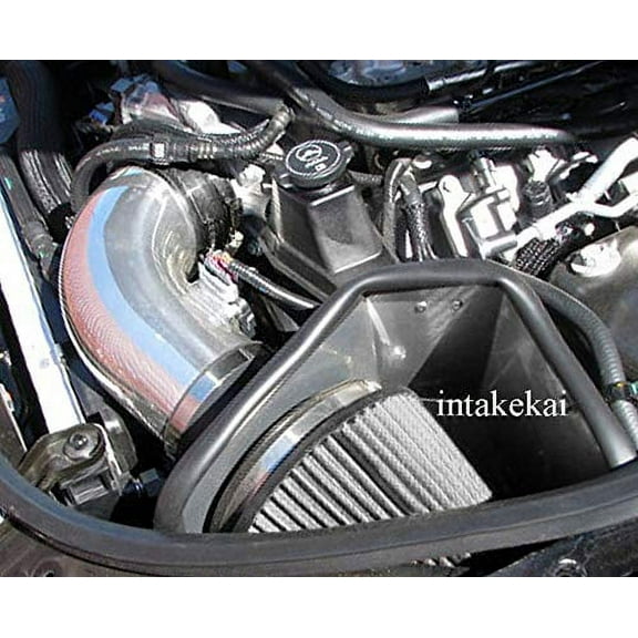 2009 2010 2011 2012 2013 2014 2015 CADILLAC CTS-V 6.2L SC V8 ENGINE AIR INTAKE KIT SYSTEMS (BLACK WITH SILVER FILTER)