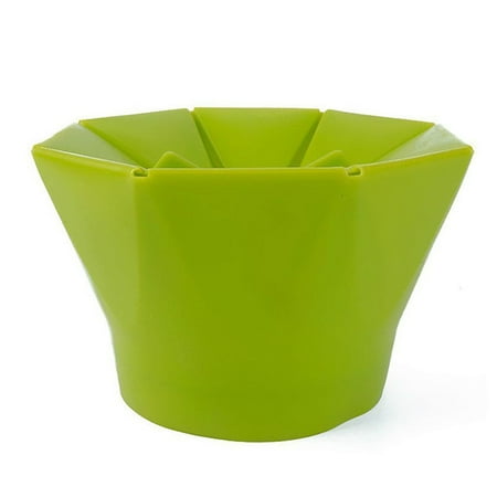 

Bhxteng Silicone Microwave Popcorn Maker Collapsible Home DlY Popcorn Bowl Kitchen Bakingwares New