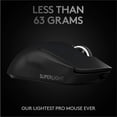 thumbnail image 3 of Refurbished (Good) Logitech G Pro X Superlight Wireless Gaming Mouse - Black (910-005878), 3 of 4