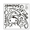thumbnail image 1 of Bearachild Adhesivo de pared para ducha, papel tapiz con letras, ligero, cómodo, suave, plano, moderno, accesorio para el hogar, Mural Decoración del hogar, 1 of 6