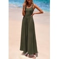 thumbnail image 3 of Vestido Maxi PRETTYGARDEN sin Mangas A Línea con Bolsillos, 3 of 8