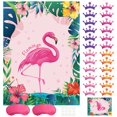 thumbnail image 1 of Juego de fiesta NEBURORA Pin The Crown on The Flamingo Kids, 1 of 6
