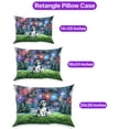 thumbnail image 3 of Happy New Year Shih Tzu Family Cheer Winter Midnight Firework Pillowcase Double Sided Lion Dog Lover Gifts Pillow Case Covers - 02025, 3 of 3