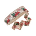 thumbnail image 2 of Elodie Christmas Ribbon Garlands Christmas Element Patterns Cute Wired Edge Ribbons 5m, 2 of 8