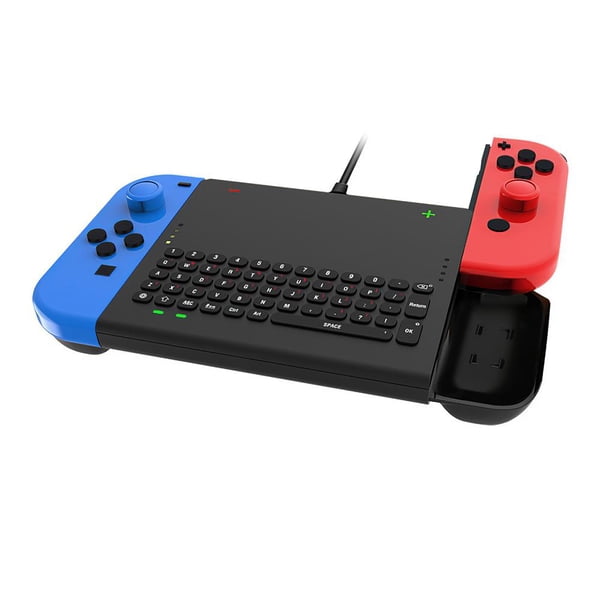 Teclado De Juego Con Cable Teclado De Manija De Comunicación Con Joysticks Para N-Switch Joy-Con Noticed EL007983-00