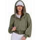 thumbnail image 3 of Sudaderas con Capucha y Cremallera para Mujer, Sudaderas , Casuales, Cómodas y Bonitas, Chaquetas con Cremallera, Conjuntos de Otoño A . Verde M, 3 of 10
