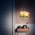 thumbnail image 6 of VogueHaven Artificial Flower Wall Planter with LED Lights, Metal Hanging Wall Planter, Greenery Wall Plant Decor, Wall Light Decor for Bathroom Bedroom Living Room Kitchen Wall Art, 6 of 6