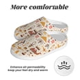thumbnail image 6 of Fotbe UAE Travel1 Pattern Women's Fuzzy Curly Fur Memory Foam Loafer Slippers Indoor Outdoor Slippers Winter Home Shoes-44/45, 6 of 7