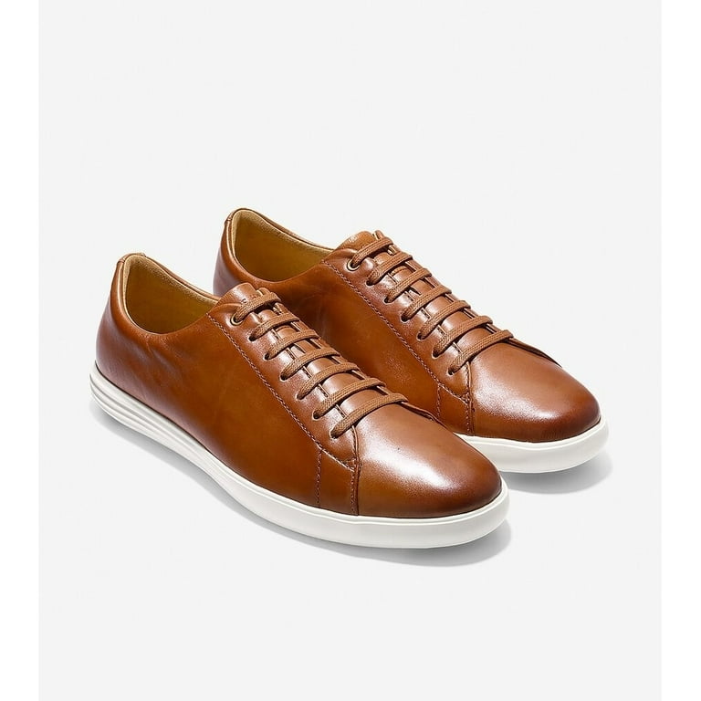 Cole Haan Mens Grand Crosscourt II Sneaker Tan Burnished  display picture 2