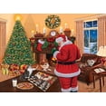 thumbnail image 2 of SUNSOUT INC - Santa Solves the Puzzle - 1000 pc Jigsaw Puzzle by Artist: Higgins Bond - Finished Size 20" x 27" Christmas - MPN# 45865, 2 of 5