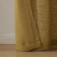thumbnail image 4 of Better Homes & Gardens Woven Slub Rod Pocket Light Filtering Curtain Panel, 1-Piece, Gold, 52" W x 84" L, 4 of 5