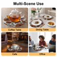 thumbnail image 2 of Vintage Peony Round 13 Inch Placemats Set of 4, Summer Botanical Retro Art Rustic HeatResistant Non Slip Place Mats for Dining Table, Wipeable Braided Kitchen Table Mats for Housewarming, 2 of 9