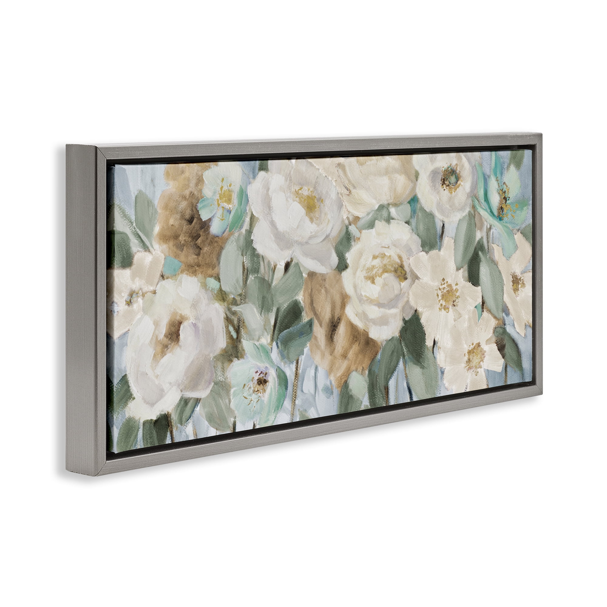 Stupell Industries Promise of Giverny Gray Framed Floater Canvas Wall Art, design by Lanie Loreth