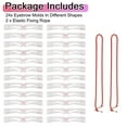 thumbnail image 6 of TSV 24pcs Eyebrow Stencil, Reusable Eyebrow Trimming Tool for Women, Eyebrow Template With Fixing Rope, 3 Mins Makeup, 6 of 8