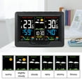 thumbnail image 3 of Wireless Weather Forecast Station Clock RF Indoor Outdoor Color Screen Clock with RF Transmitter Digital, 3 of 8
