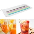 thumbnail image 2 of TNOBHG Reusable Silicone Straws 6-piece Reusable Silicone Straw Set with Brush Cloth Bag Eco-friendly Alternative to Disposable for Tumblers for Outdoor, 2 of 8