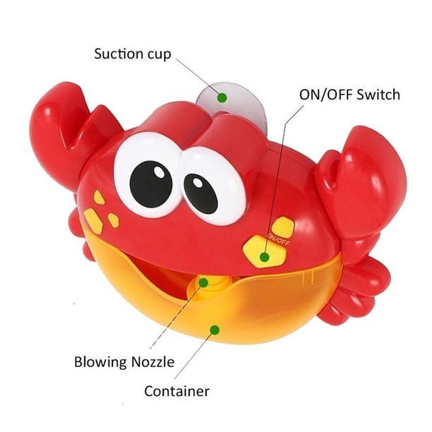 Jouets à Bulles de Bain avec Musique enfantine Jouet de Bain Souffle