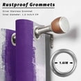 thumbnail image 5 of Outdoor Curtains for Patio Waterproof Purple Gray Block Indoor/Outdoor Curtain Tiebacks Abstract Art Privacy Curtain Sun Blocking Grommet Drapes for Pergolas Gazebo Porch Balcony 2 Panel 54x108 Inch, 5 of 9