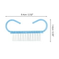 thumbnail image 4 of Unique Bargains 5 Pcs Durable Transparent Nail Cleaning Brush for Cleaning Fingernails Small Blue, 4 of 7