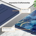 thumbnail image 3 of Fintie Universal Stand Cover for 9" 10" 10.1" - [Hands Free] Multi-Angle Viewing Case with Pocket for 9-10.9 inch TCL, ECOPAD, COOPERS CP10, FEONAL K118, TECLAST Tablet, Ocean Marble, 3 of 9