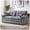 Gray, variant on FLOGUOR 84" Modular Loveseat Sofa Couch for Small Spaces, Cloud Couch with Deep Seat, Modern Upholstered 2-Seater Sofa with Pillows for Apartment, Office, Bedroom Green