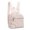 White, variant on UJNDER School Mini Corduroy Lightweight Double Shoulder Bag with Multiple Pockets for School Travel Everyday boy bookbag Pink,One Size