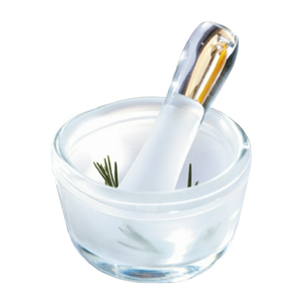 Oversized Glass Mortar and Pestle Set