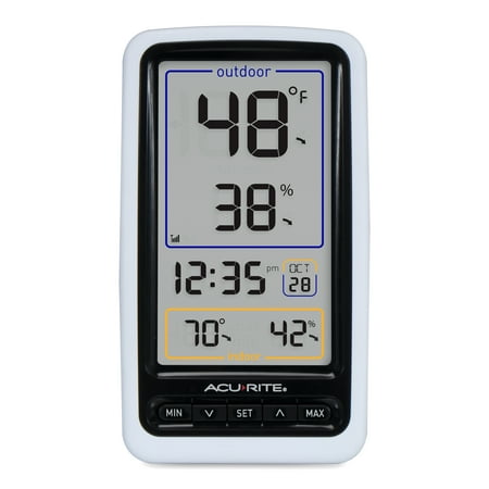 AcuRite Wireless Thermometer with Digital Display - White