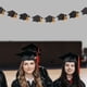 thumbnail image 4 of Greenadscape Guirnalda De Graduación Decorativa Para Fiesta Con Sombreros De Graduación Y Banner Colgante, 4 of 7