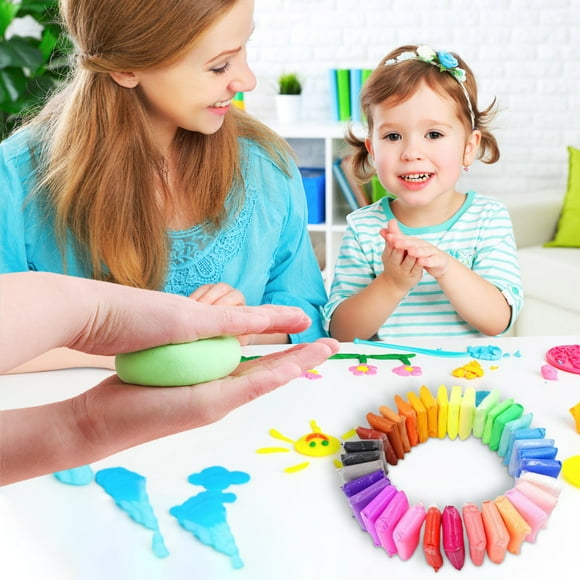 36-Color Playdough Set, DIY Modeling Kit, Educational Toys, Kindergarten Playdough, Soft Clay, Creative Art Supplies, Preschool Activity, Fine Motor Skills, Non-Toxic, Sensory Play SOPABCP