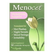 Menocet Heaven Sent Menopause Support Supplement Capsules, 30 Ea, 2 Pack