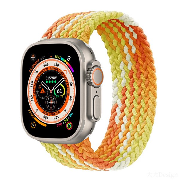 Correa para Apple Watch Band 44 mm 40 mm 45 mm 41 mm 42 mm 38 mm 49 mm Elástico trenzado solo loop Pulsera iWatch Series 8 Ultra 7 se 3 6 Dengxun unisex
