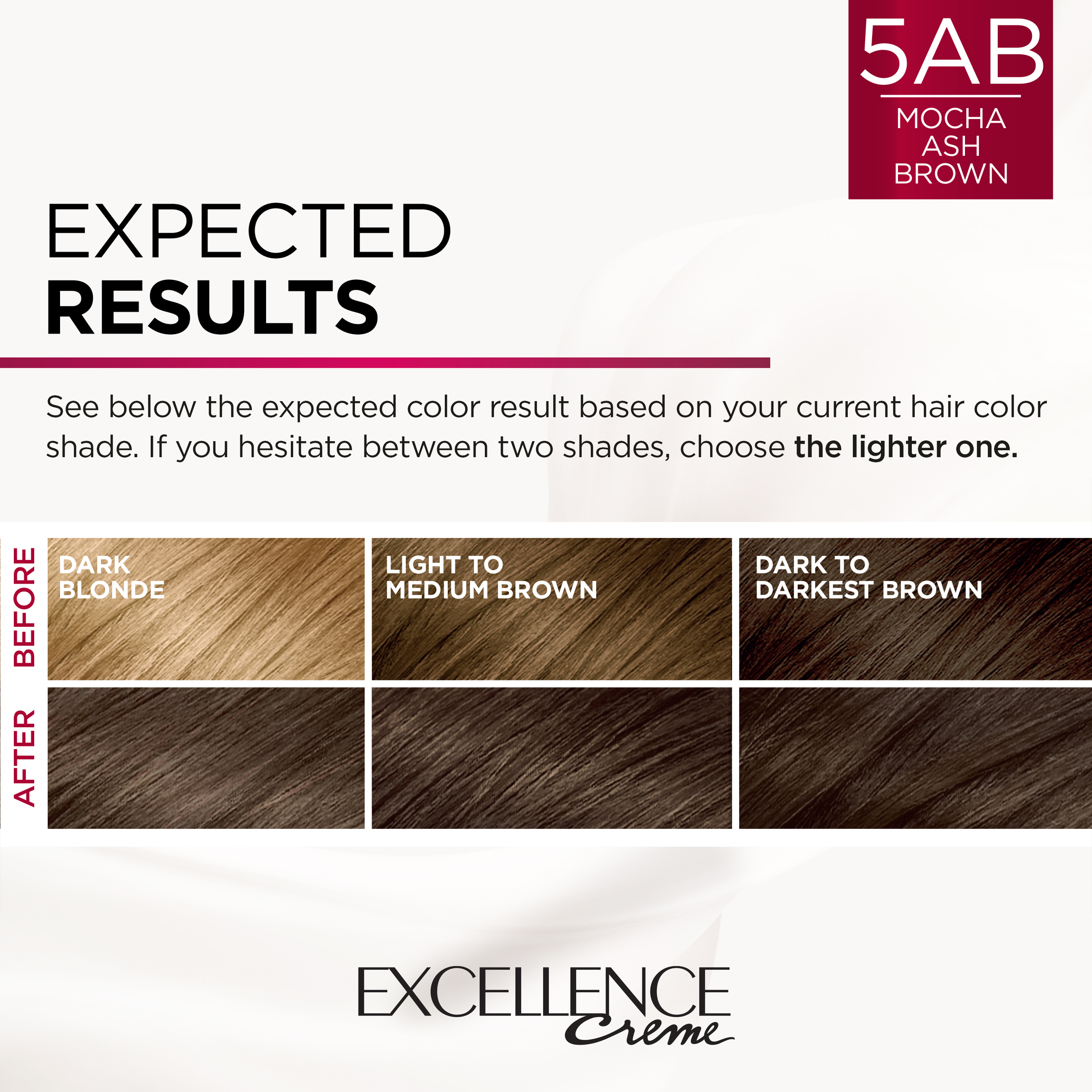 L'Oreal Paris Excellence Creme Permanent Hair Color, 5AB Mocha Ash Brown - image 5 of 8