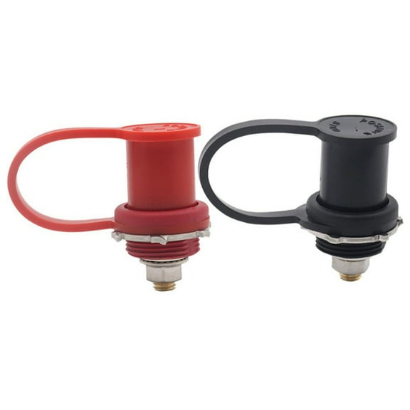 2PCS Battery Charger Post, Remote Battery Terminals 3/8" Stud Battery Jump Post