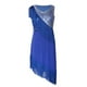 thumbnail image 1 of Vestido Sunnimix con Flecos Azul XL Vestidos de Baile Latino para Mujer, 1 of 8