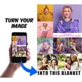 thumbnail image 3 of Personalised Blanket, Custom Blanket with Photos Text.Custom Blanket with 1-9 Photo Collages.Father, Mom, Lover, Kids, Friends, Birthday, Christmas - Personalised Gifts for Women Men（75x100cm）, 3 of 6