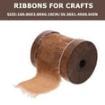 thumbnail image 4 of 2 Rolls Ribbon Gift Wrapping Burlap Ribbon Gift Ribbon Ornament Green Et Ribbon Wreath Ribbon Ribbons, 4 of 6