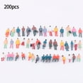 thumbnail image 1 of 200 Pcs Figurines Debout Deux Figurines Assis Modèle Ensemble de Construction, 1 of 9